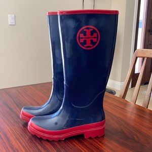Tory Burch Tall Rain Boots